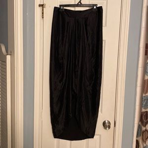 Hi-Lo Silk L.A.M.B. Skirt with Tags